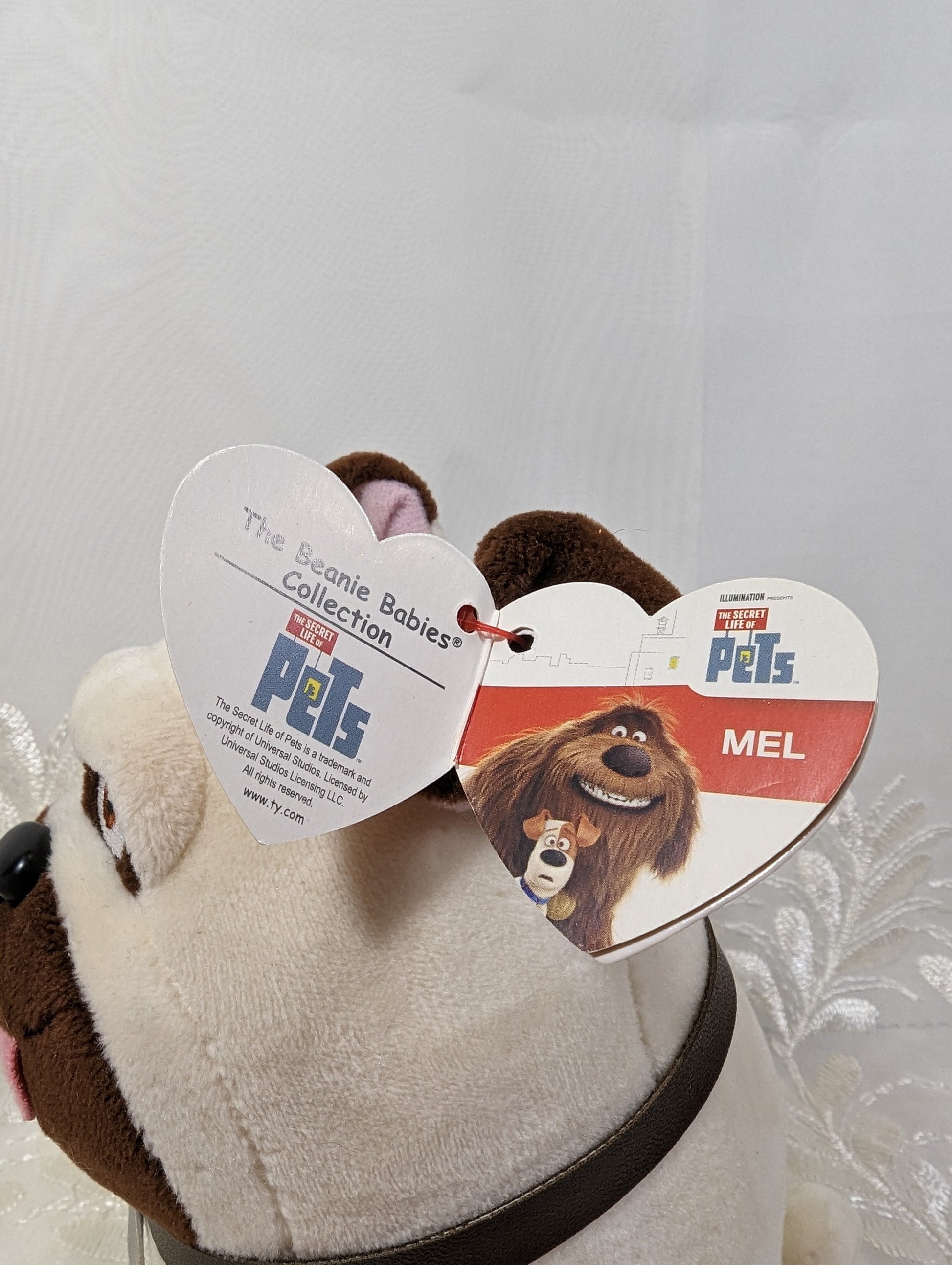 Ty Beanie Baby - Mel The Dog From The Secret Life Of Pets Movie (6in) - Vintage Beanies Canada