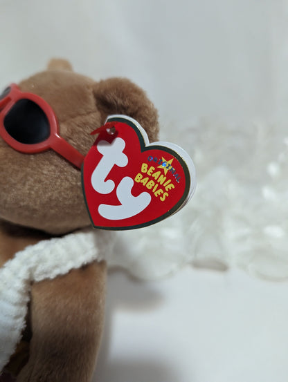 Ty Beanie Baby - Miami The Beach Bear (8.5in) - Vintage Beanies Canada