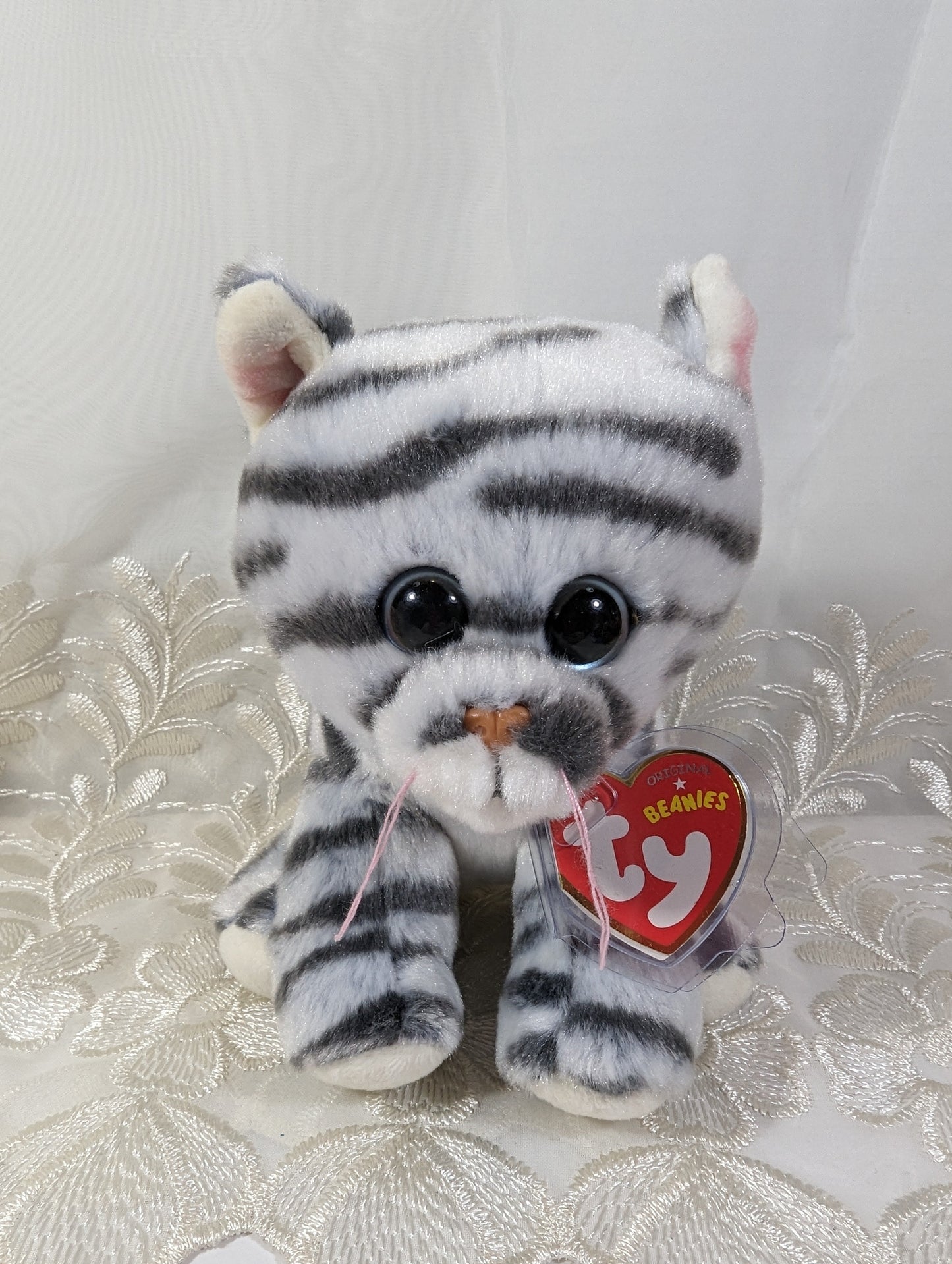 Ty Beanie Baby - Millie The Gray Tabby Cat (6in) - Vintage Beanies Canada