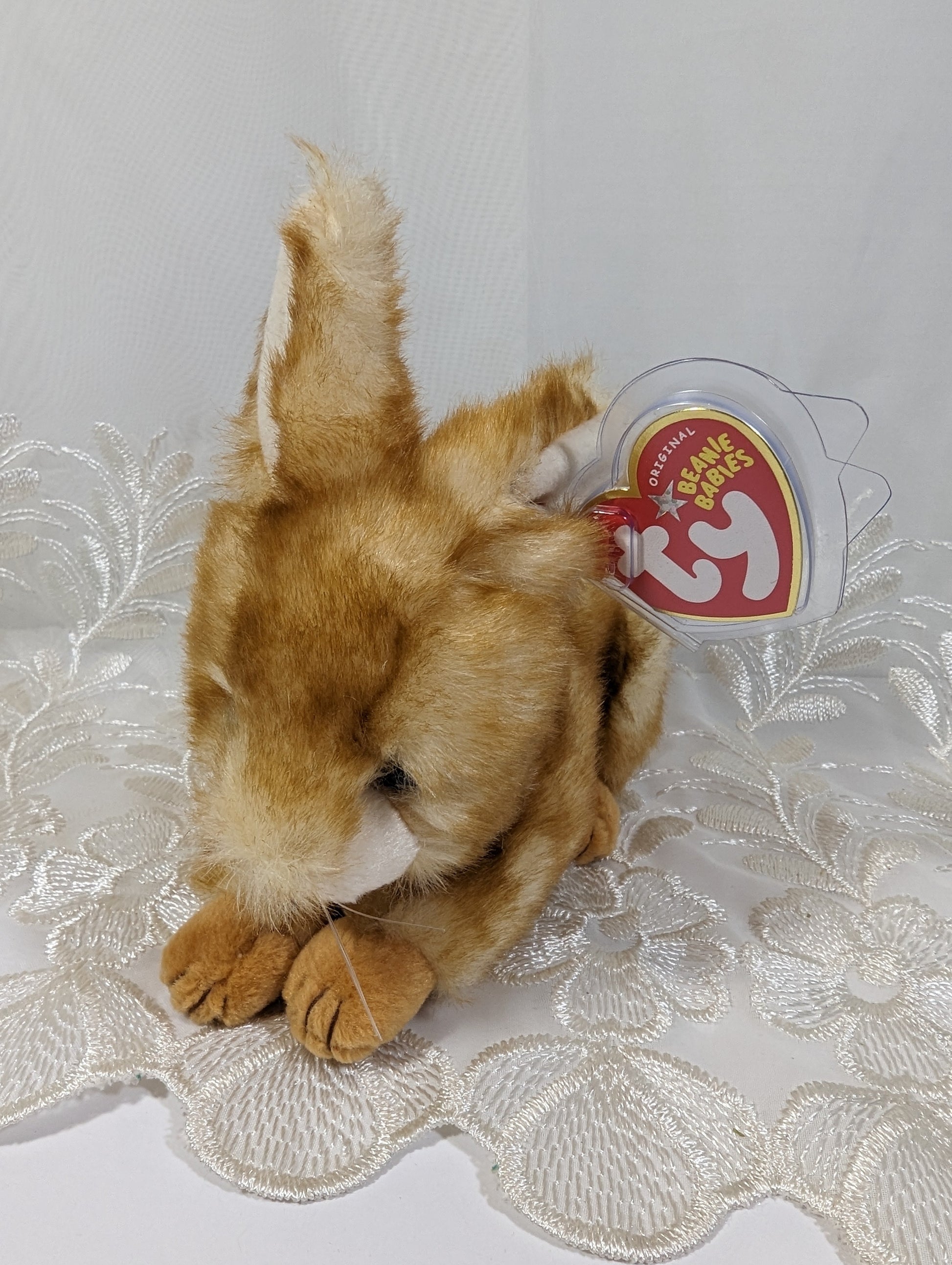 Ty Beanie Baby - Minksy The Bunny Rabbit (7in) - Vintage Beanies Canada