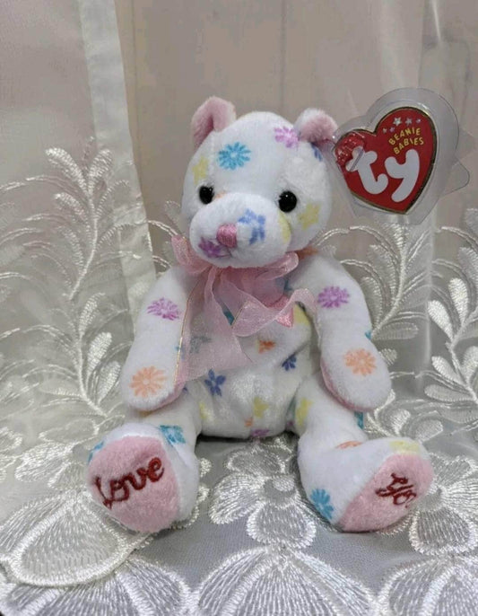 Ty Beanie Baby - Mom - e The Mother's Day Bear from 2002 - Ty store exclusive (6in) - Vintage Beanies Canada