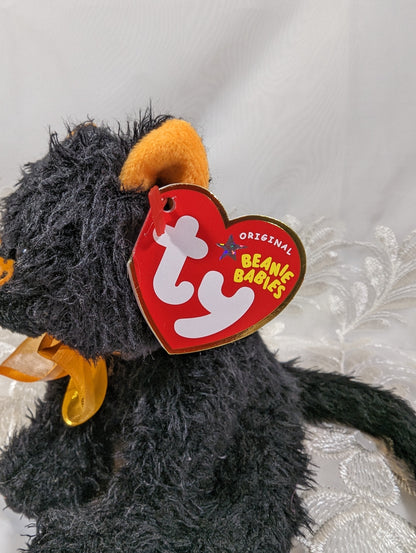 Ty Beanie Baby - Moonlight The Black Halloween Cat (6in) - Vintage Beanies Canada