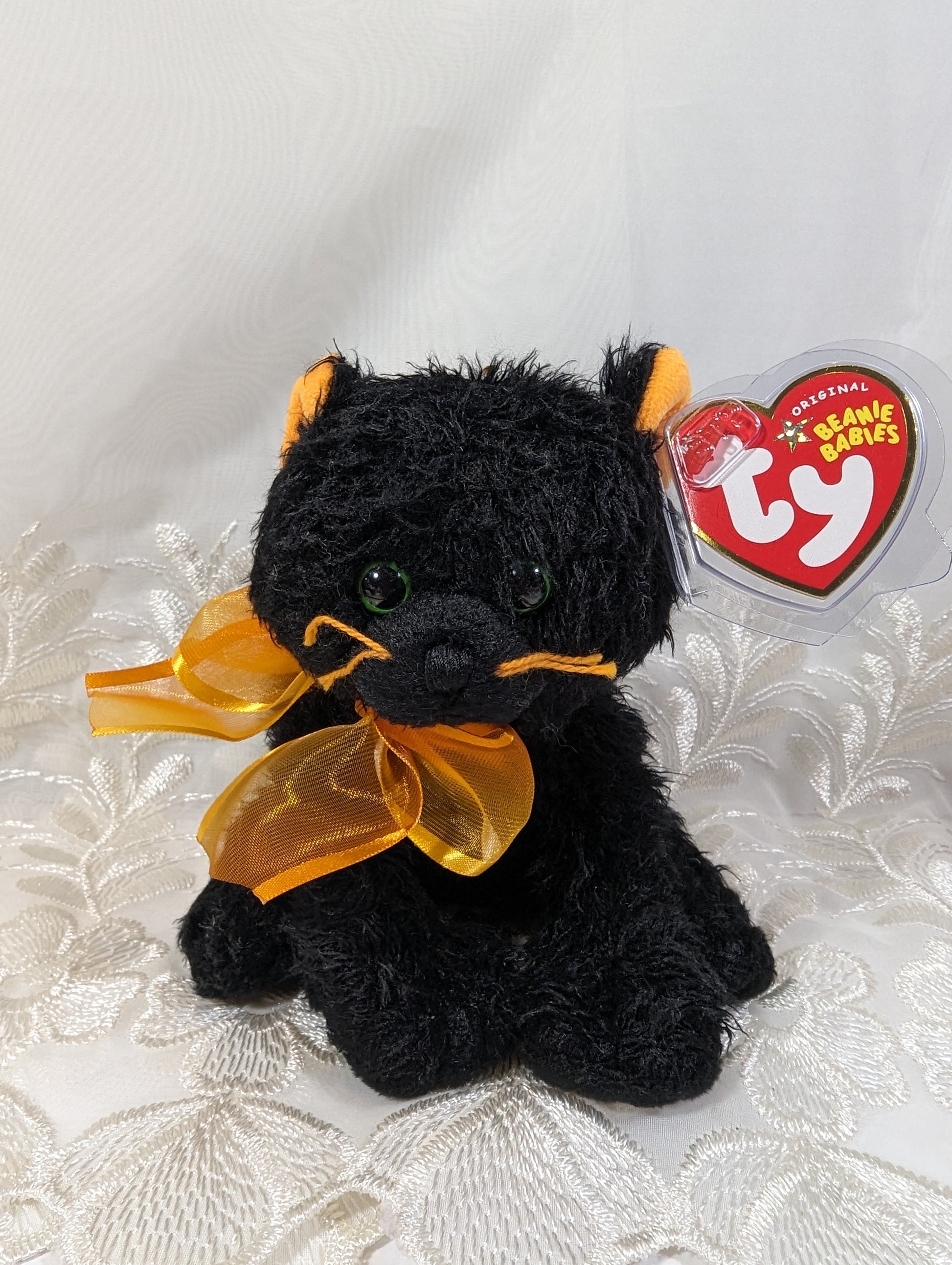 Ty Beanie Baby - Moonlight The Black Halloween Cat (6in) - Vintage Beanies Canada