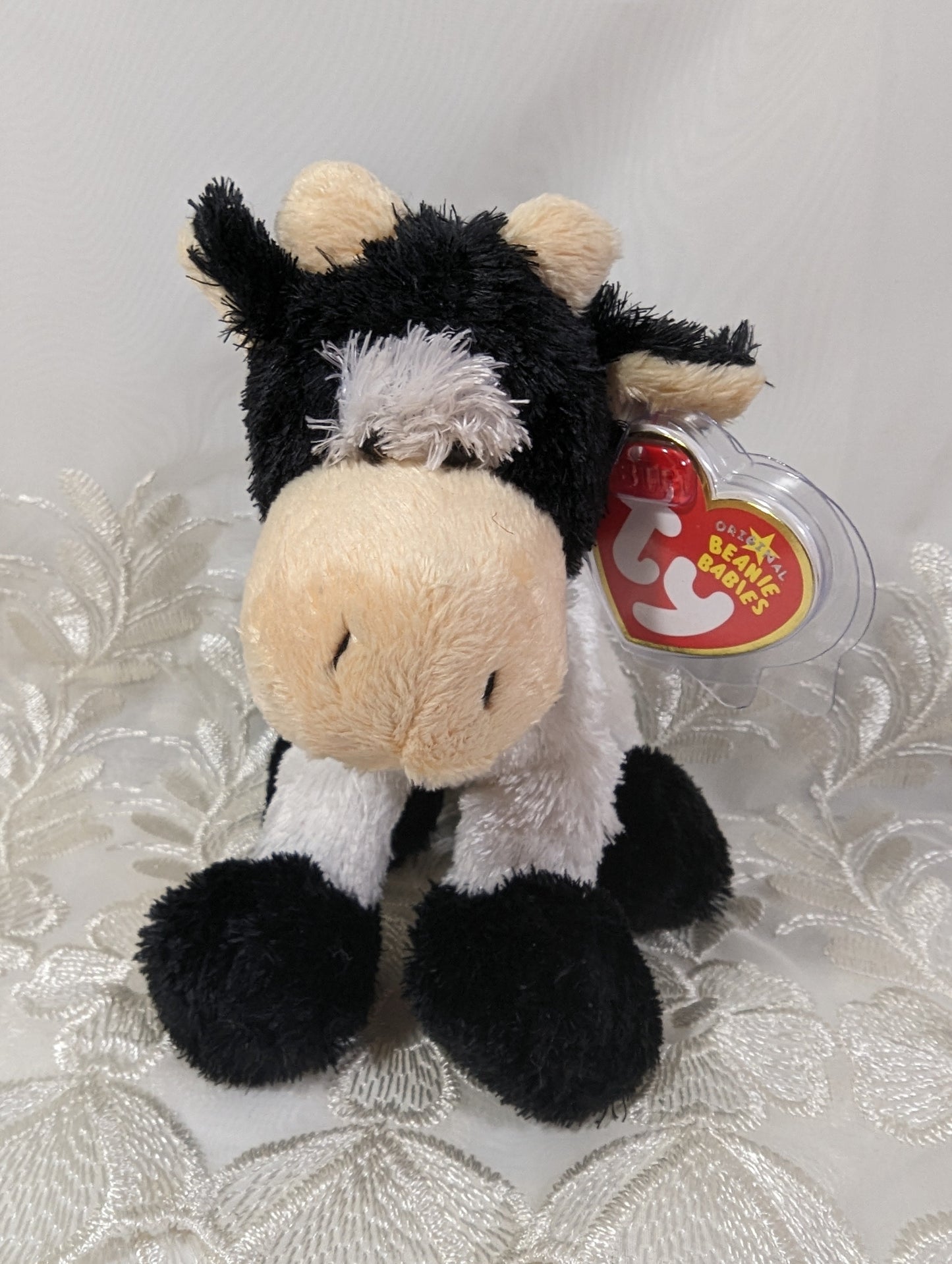 Ty Beanie Baby - Mooosly The Cow (7 in) - Vintage Beanies Canada