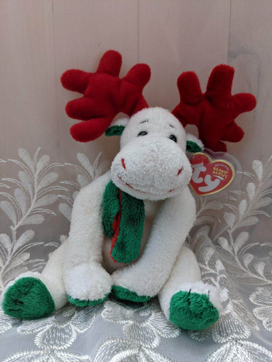 Ty Beanie Baby - Moosletoe The Christmas Moose (6in) - Vintage Beanies Canada