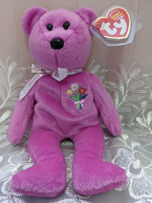 Ty Beanie Baby - Mother 2004 The Pink Mothers Day Bear (8.5in) - Vintage Beanies Canada