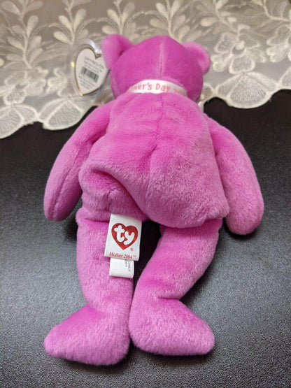 Ty Beanie Baby - Mother 2004 The Pink Mothers Day Bear (8.5in) - Vintage Beanies Canada