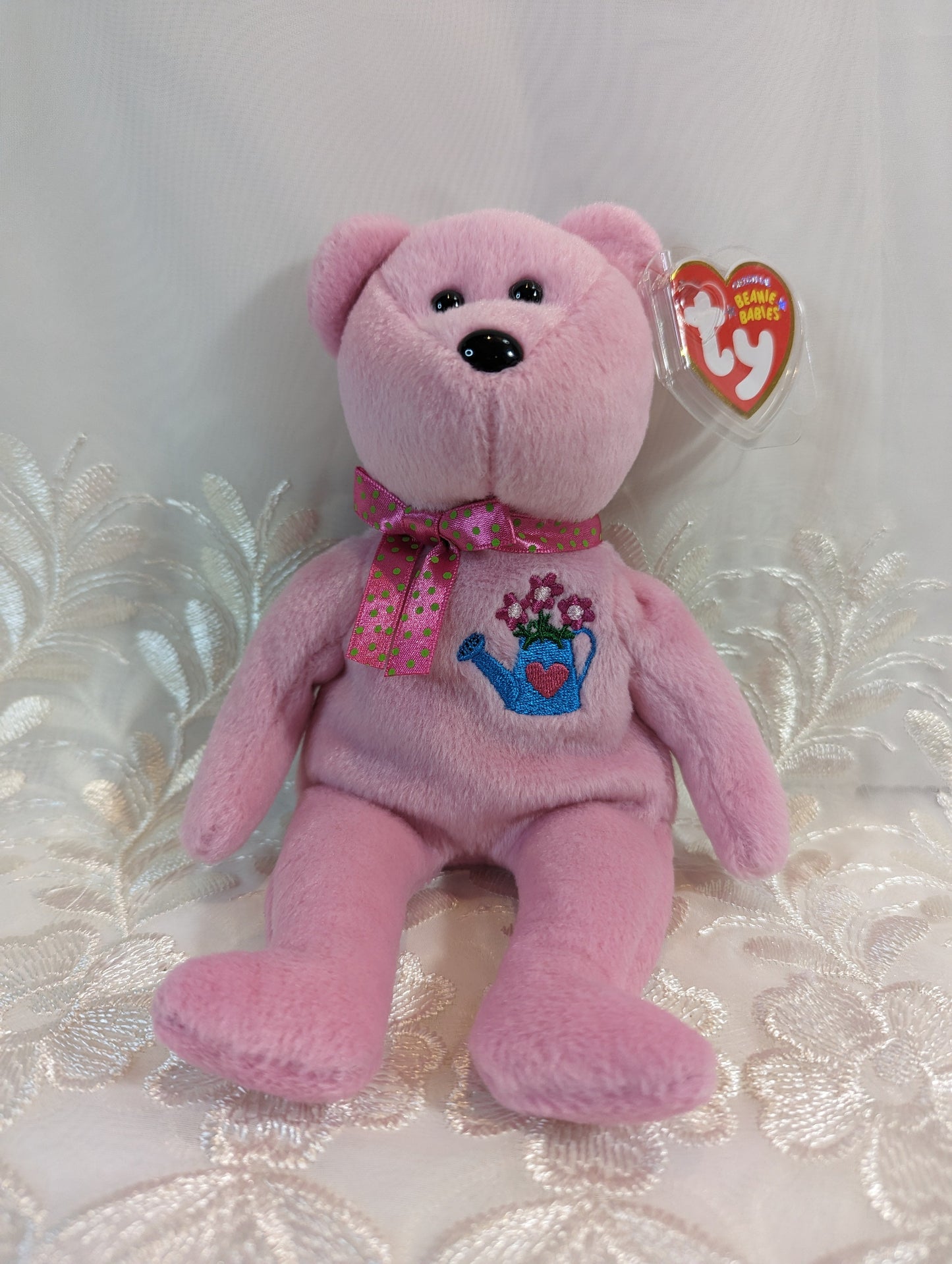 Ty Beanie Baby - Mothering the Pink Bear - Hallmark Exclusive (8.5 in) - Vintage Beanies Canada