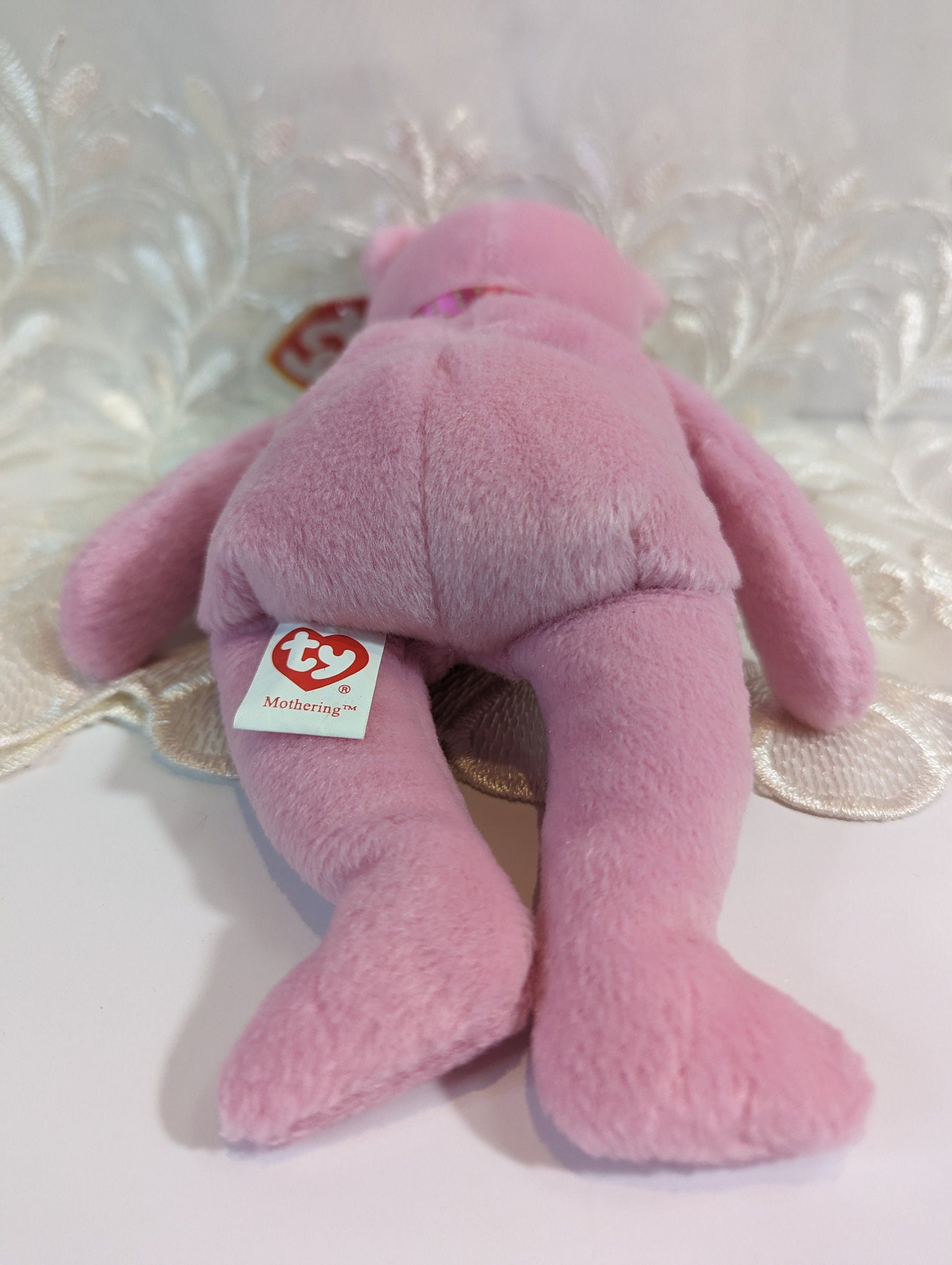 Ty Beanie Baby - Mothering the Pink Bear - Hallmark Exclusive (8.5 in) - Vintage Beanies Canada