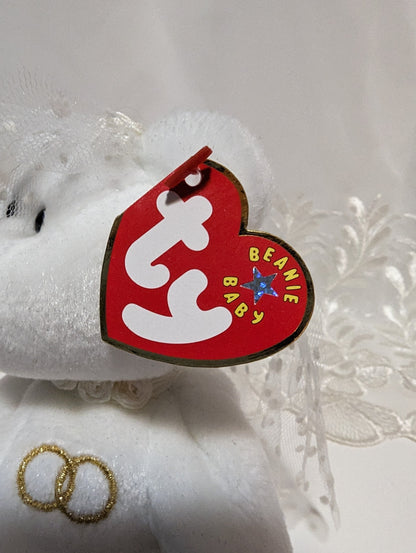 Ty Beanie Baby - Mrs. The Wedding Bride Bear (8.5in) - Vintage Beanies Canada