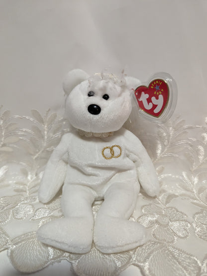 Ty Beanie Baby - Mrs. The Wedding Bride Bear (8.5in) - Vintage Beanies Canada