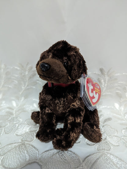 Ty Beanie Baby - Muddy The Brown Dog (6in) - Vintage Beanies Canada