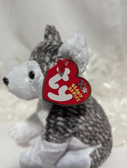 Ty Beanie Baby - Mukluk The Husky (7in) Blue Green Eyes - Vintage Beanies Canada