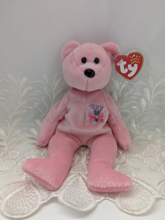 Ty Beanie Baby - Mum The Mother's Day Bear (8.5in) - Vintage Beanies Canada