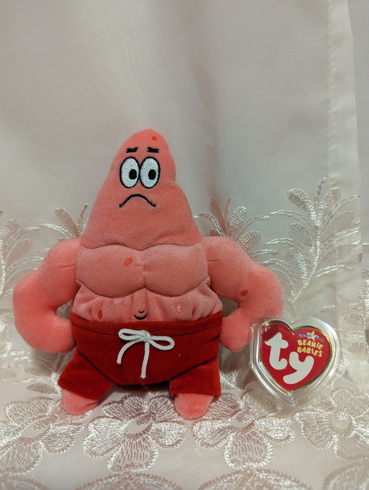 Ty Beanie Baby - Muscle Man Star Patrick The Starfish (6in) - Vintage Beanies Canada