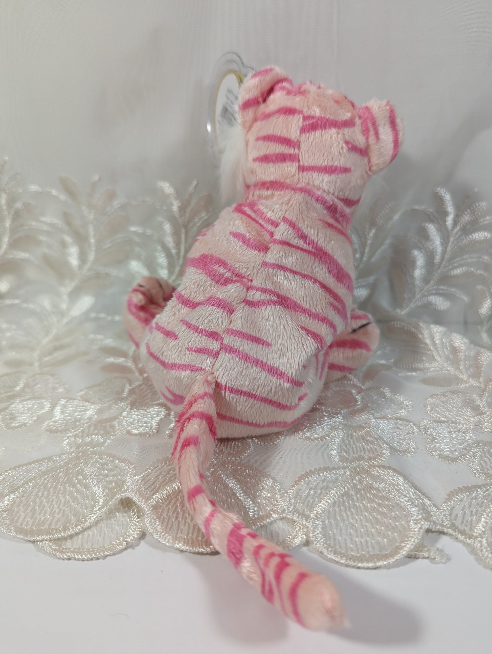 Ty Beanie Baby - Mystique The Pink Tiger (6in) - Vintage Beanies Canada