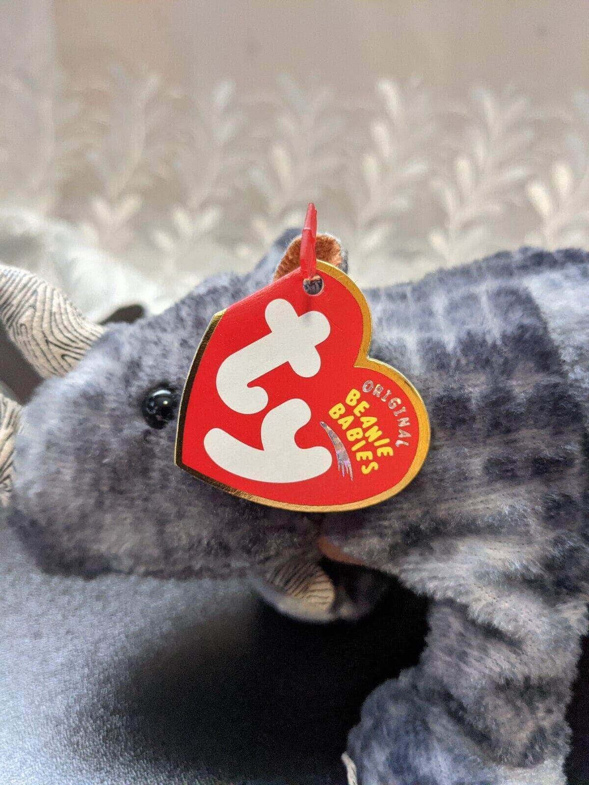 Ty Beanie Baby - Nami The Rhino (7.5in) - Vintage Beanies Canada