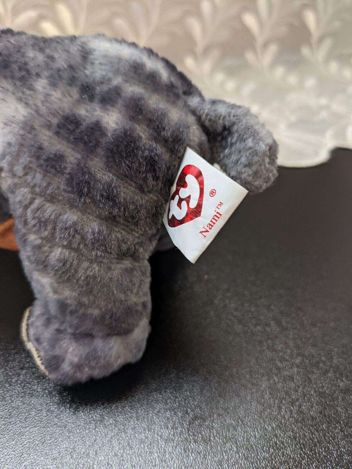 Ty Beanie Baby - Nami The Rhino (7.5in) - Vintage Beanies Canada