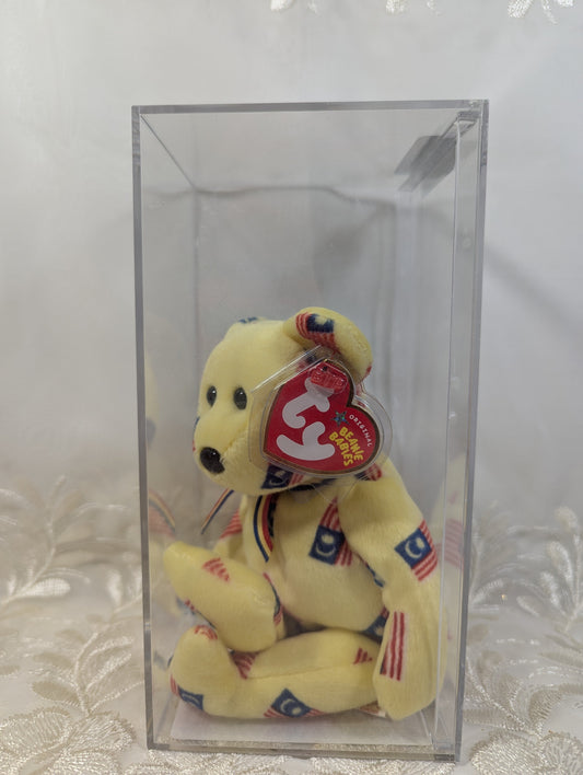 Ty Beanie Baby - Negaraku the Bear (8.5in) Malaysia exclusive, Authenticated - Vintage Beanies Canada