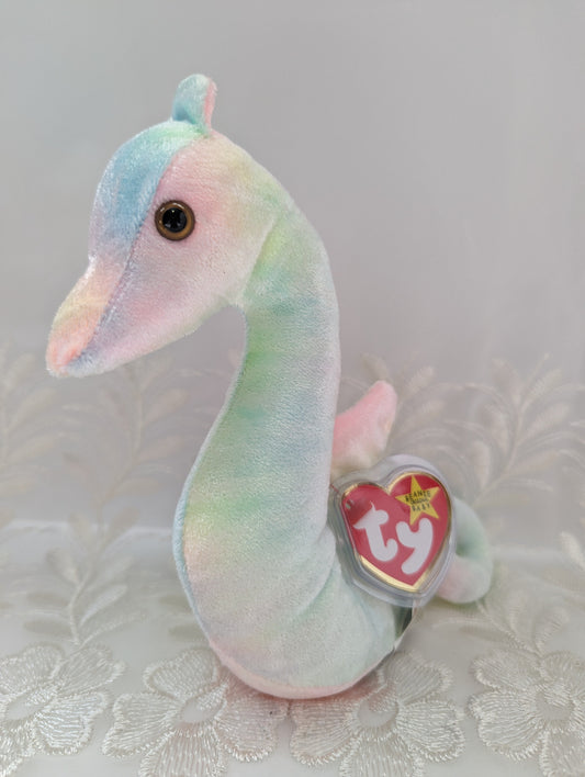 Ty Beanie Baby - Neon The Seahorse (8in) - Vintage Beanies Canada