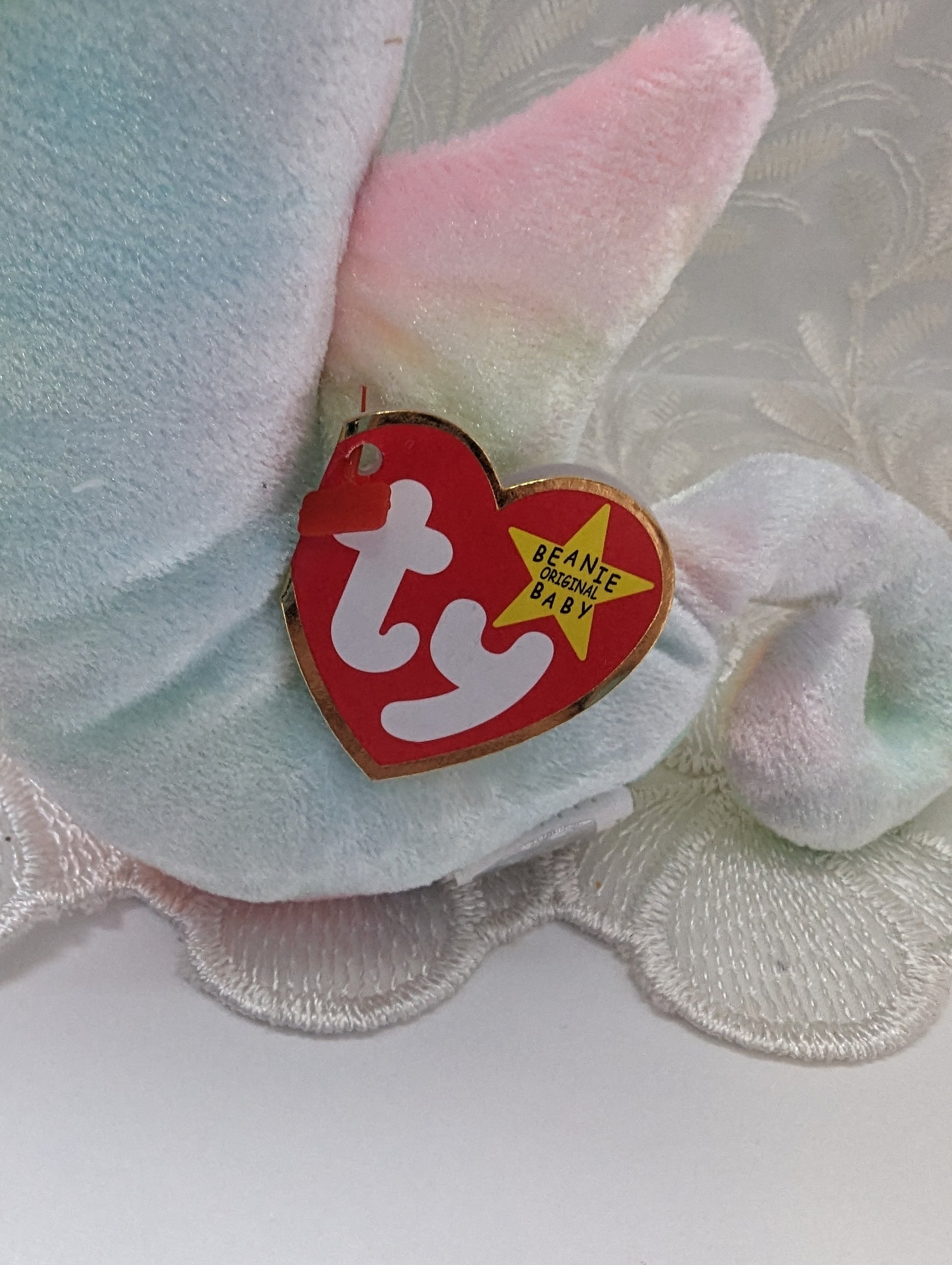 Ty Beanie Baby - Neon The Seahorse (8in) - Vintage Beanies Canada