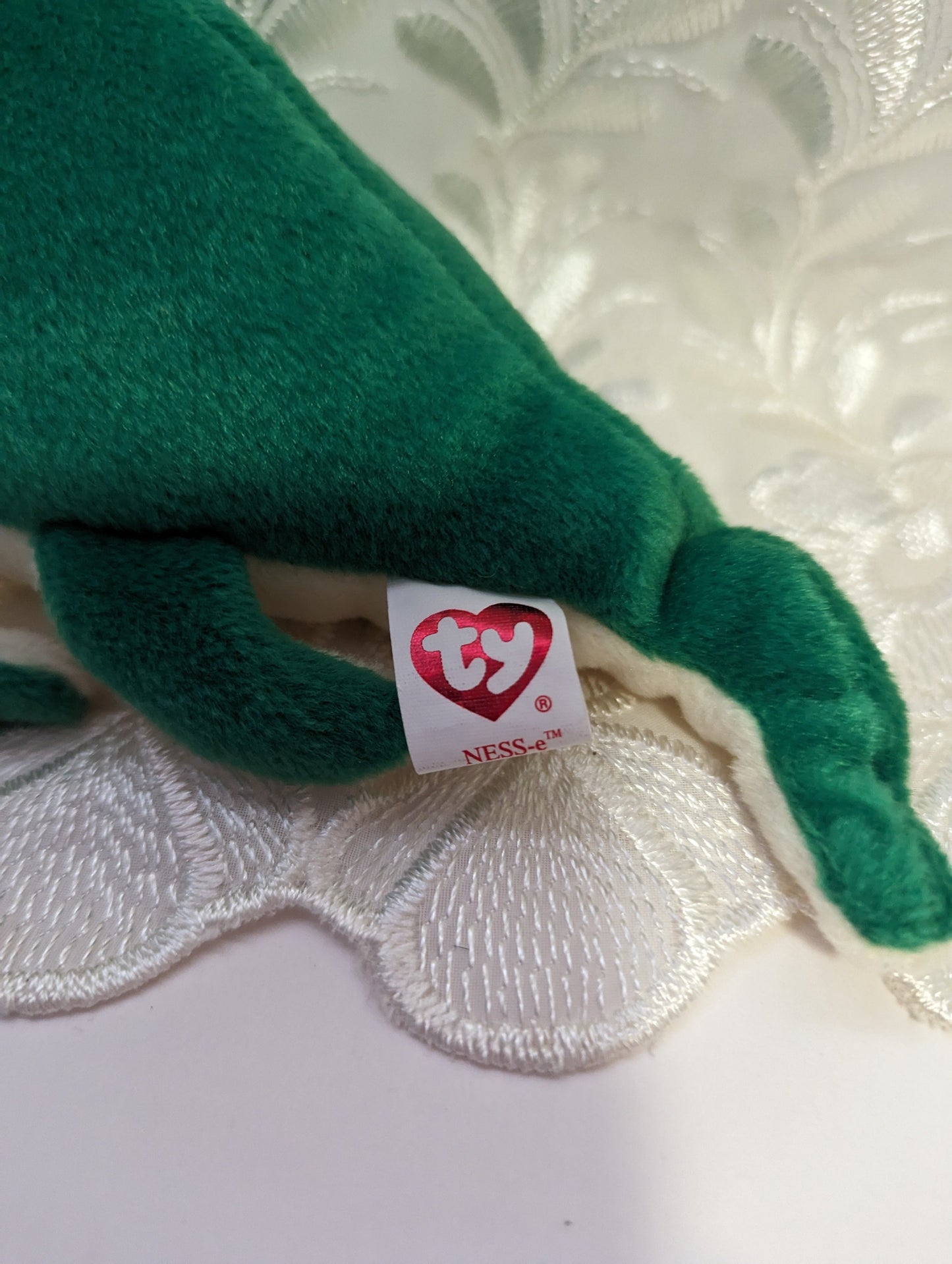 TY Beanie Baby - NESS-E the Loch Ness Monster *Rare* (UK Exclusive) 10in - Vintage Beanies Canada