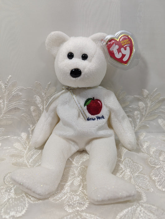 Ty Beanie Baby - New York State the Bear (8.5in) New York State Exclusive - Vintage Beanies Canada