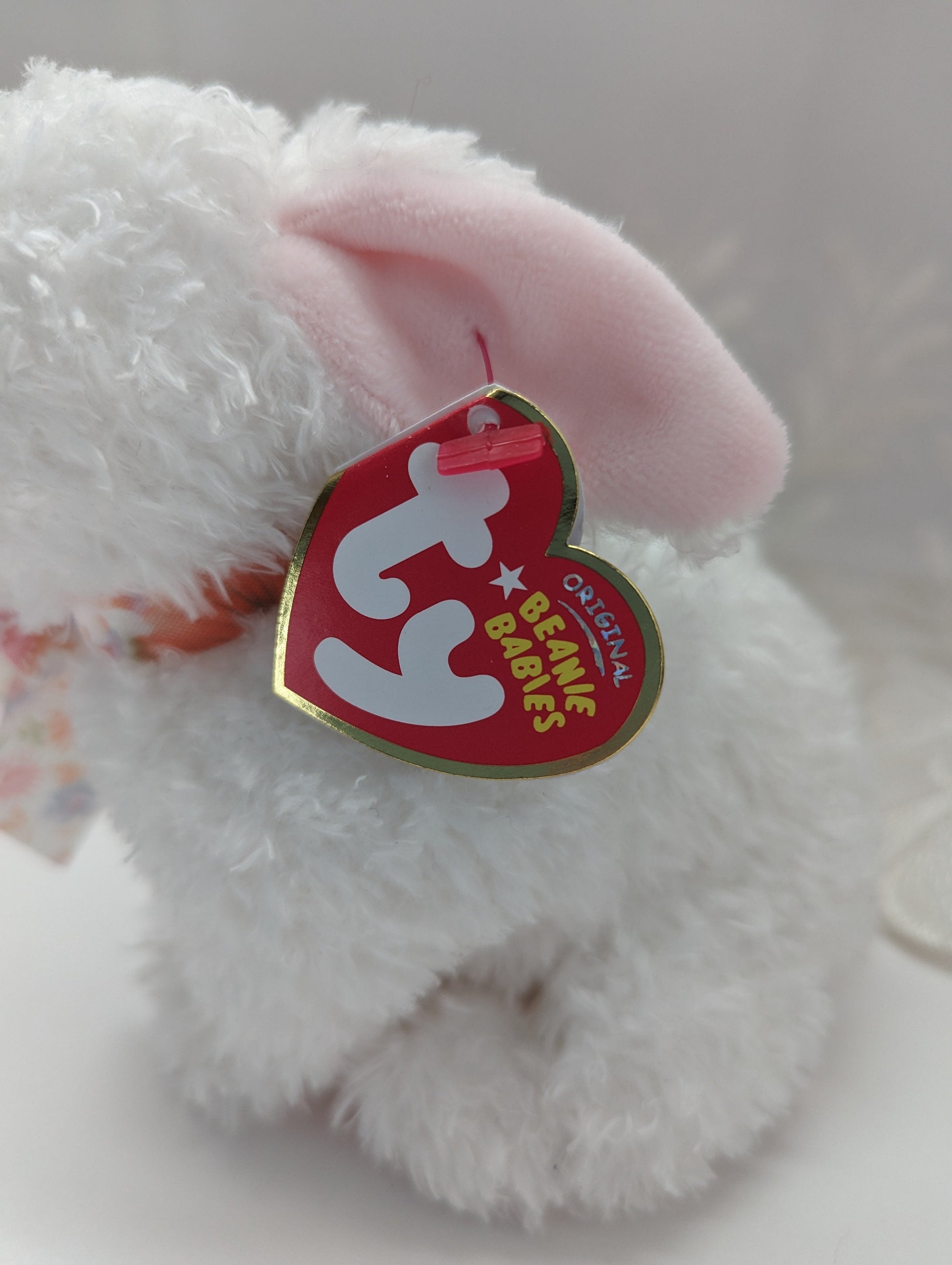 Ty Beanie Baby - Nibble The Bunny Rabbit (6in) - Vintage Beanies Canada