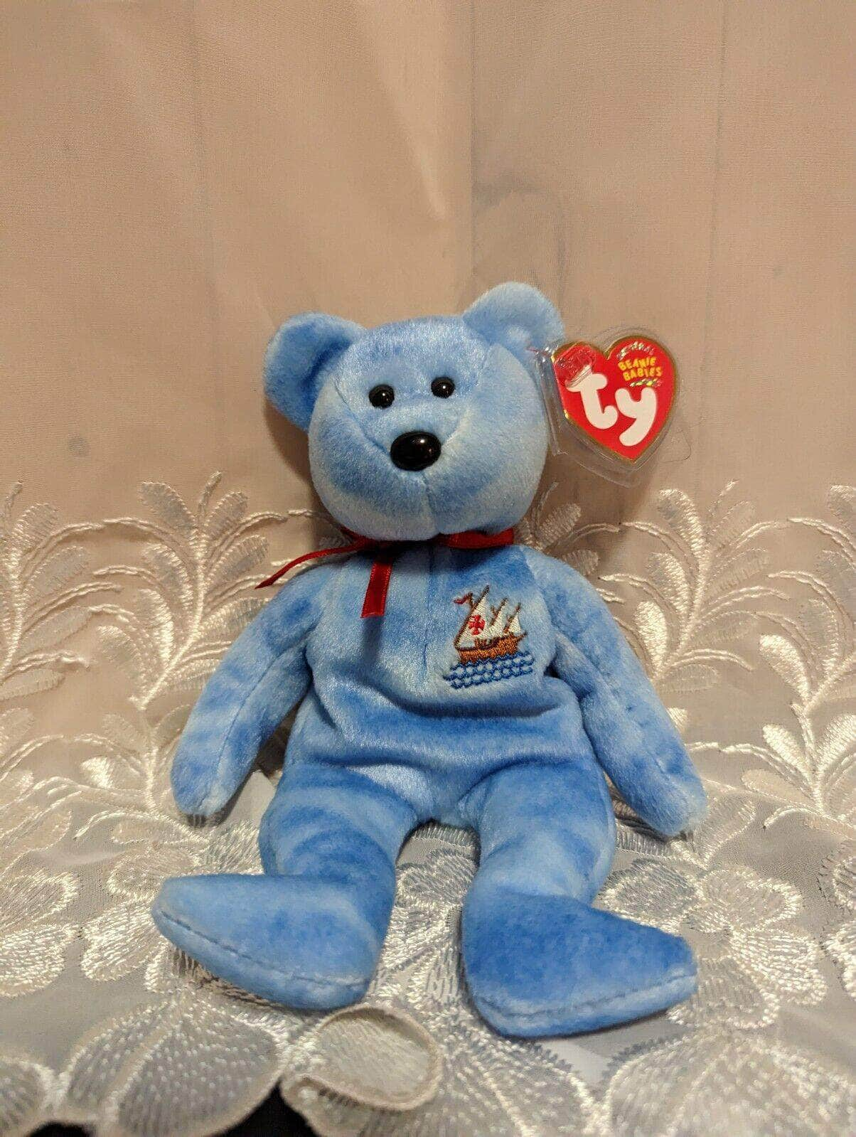 Ty Beanie Baby - Niña The Ship Bear (8.5in) - Vintage Beanies Canada