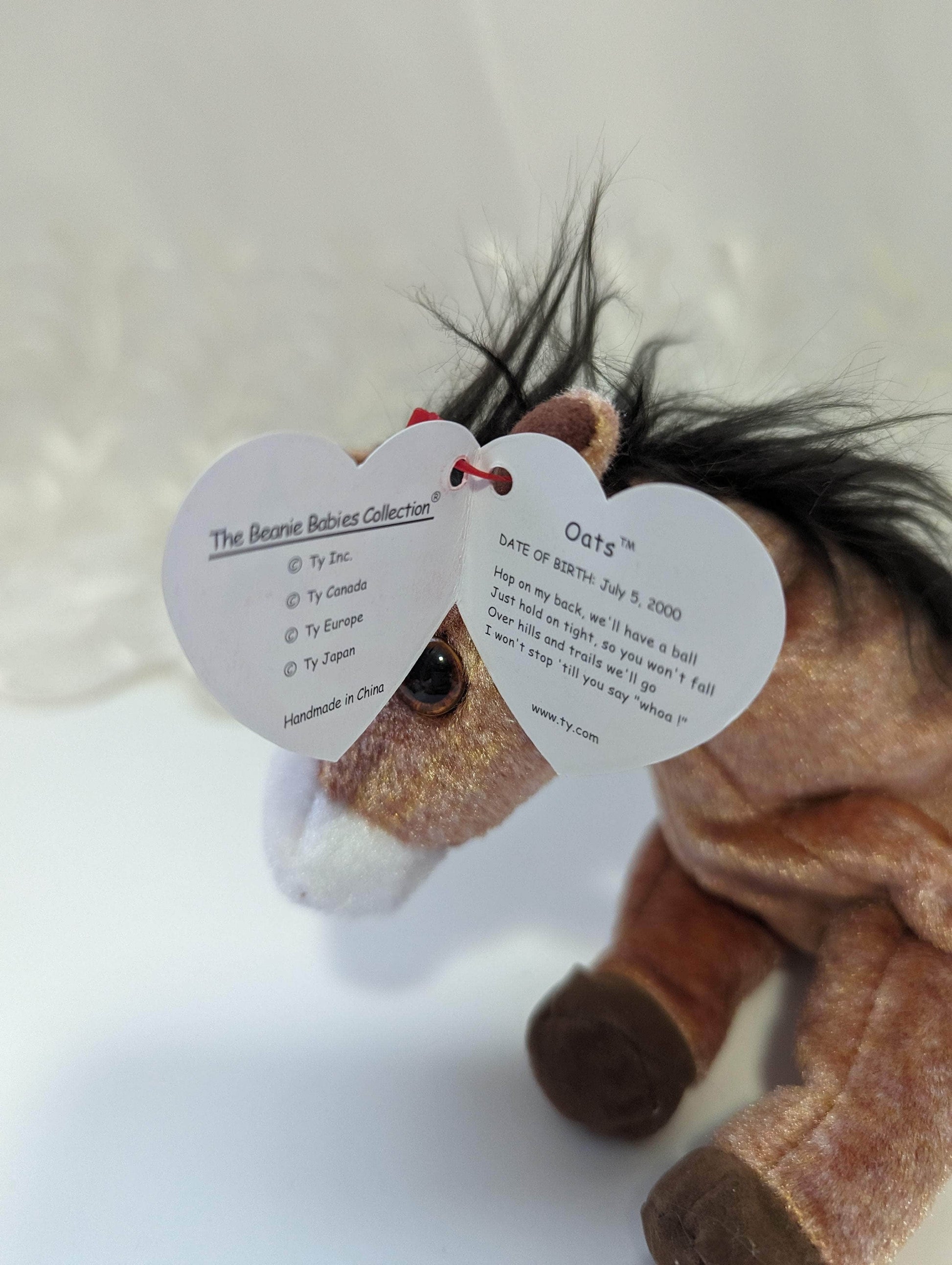 Ty Beanie Baby - Oats The Horse (8in) - Vintage Beanies Canada