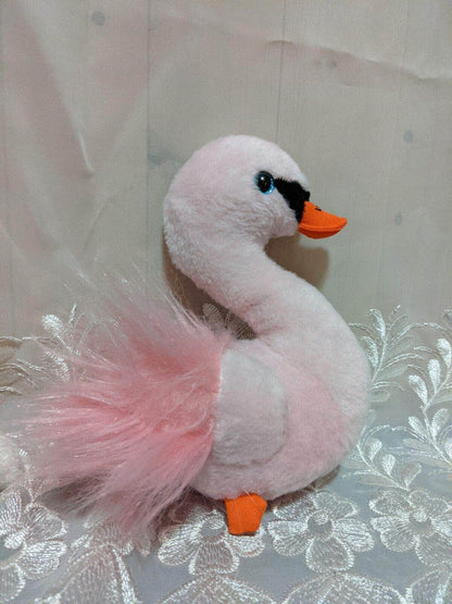 Ty Beanie Baby - Odette The Pink Swan (6in) Near Mint - Vintage Beanies Canada