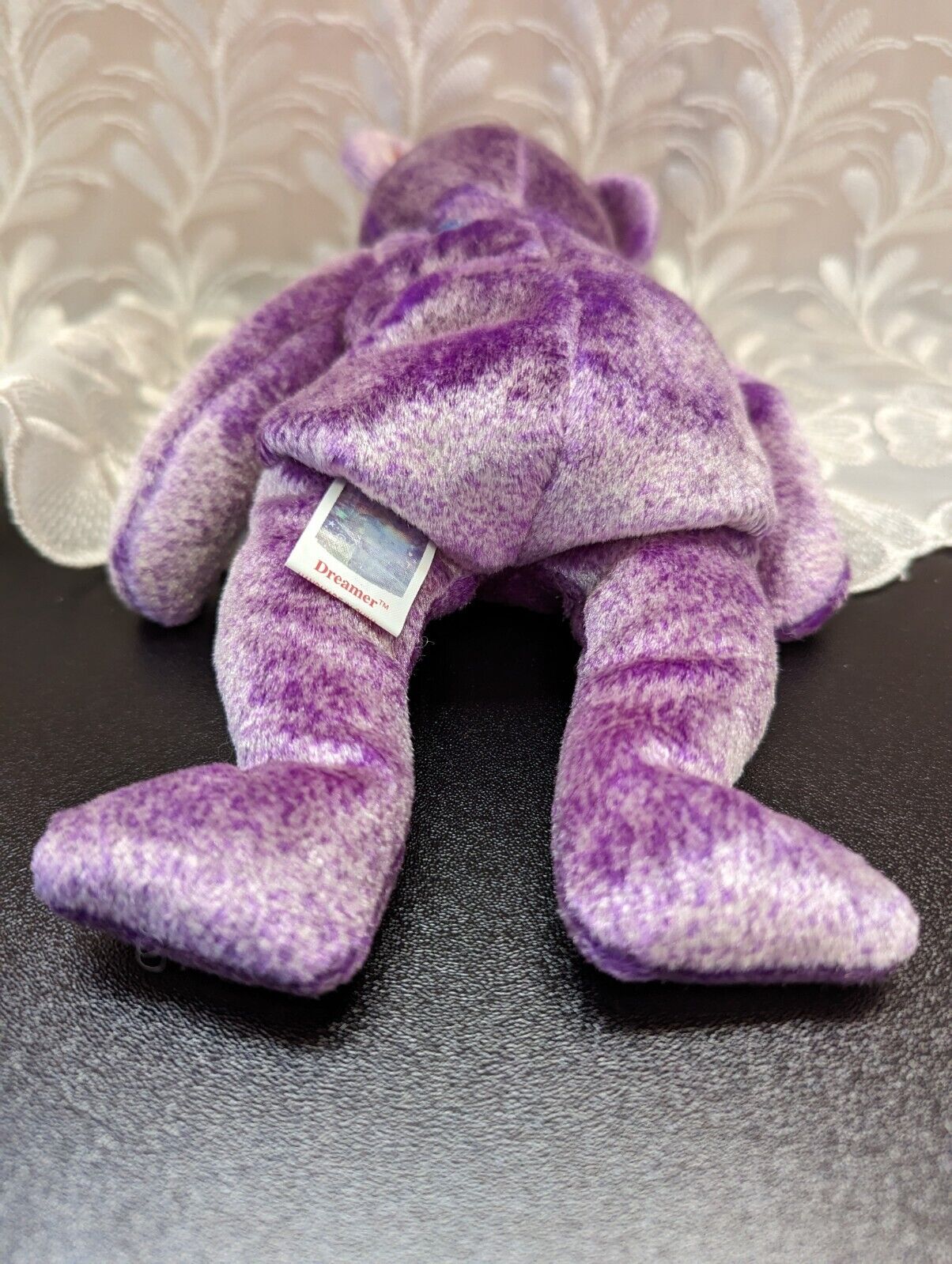 Ty Beanie Baby Of The Month - Dreamer The Purple Bear (7in) March 2003 - Vintage Beanies Canada