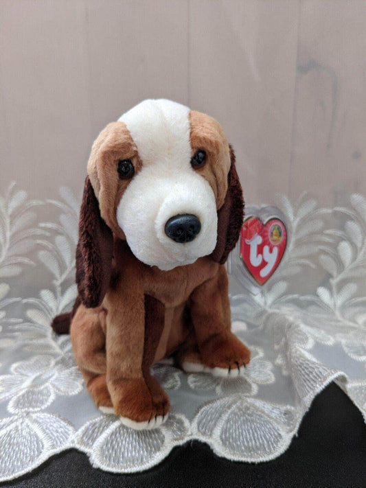 Ty Beanie Baby Of The Month - Holmes The Dog - December 2002 - Vintage Beanies Canada