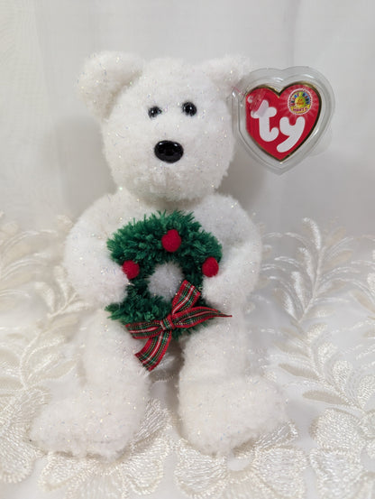 Ty Beanie Baby Of The Month - Merriment The Bear (8.5in) December 2006 - Vintage Beanies Canada