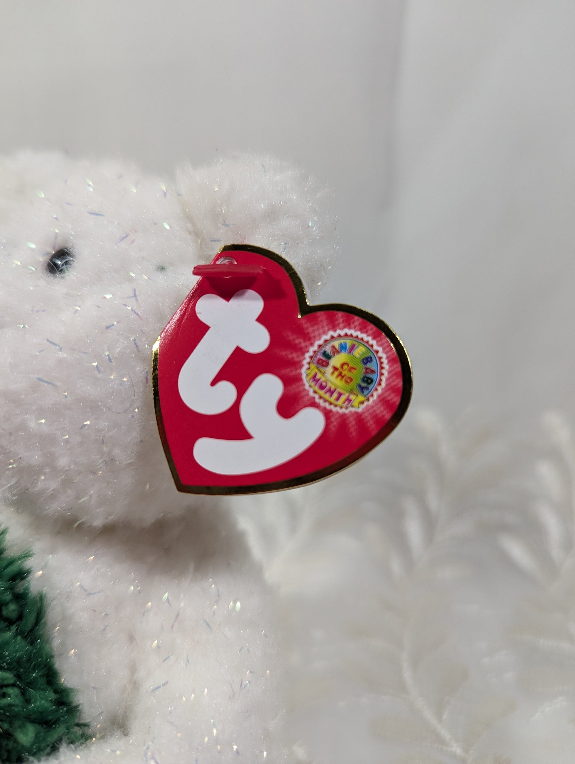 Ty Beanie Baby Of The Month - Merriment The Bear (8.5in) December 2006 - Vintage Beanies Canada