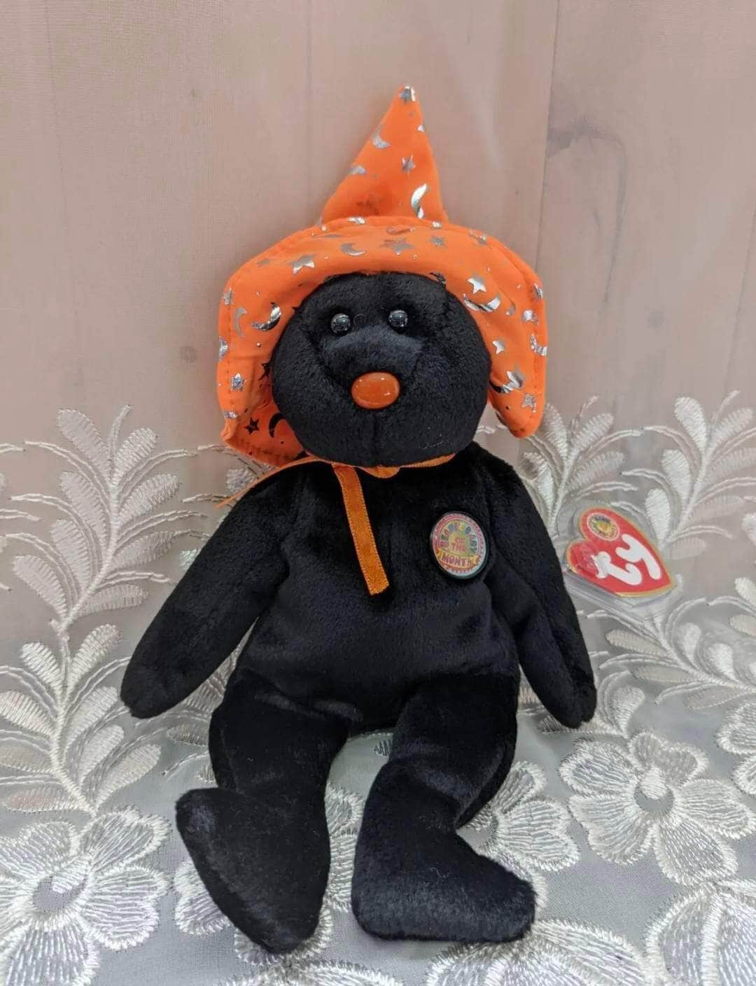 Ty Beanie Baby Of The Month - Pocus The Halloween Bear - October 2005 (8.5in) - Vintage Beanies Canada