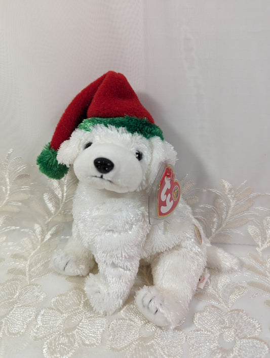 Ty Beanie Baby Of The Month - Tinsel the Christmas Dog - December 2003 (6in) - Vintage Beanies Canada