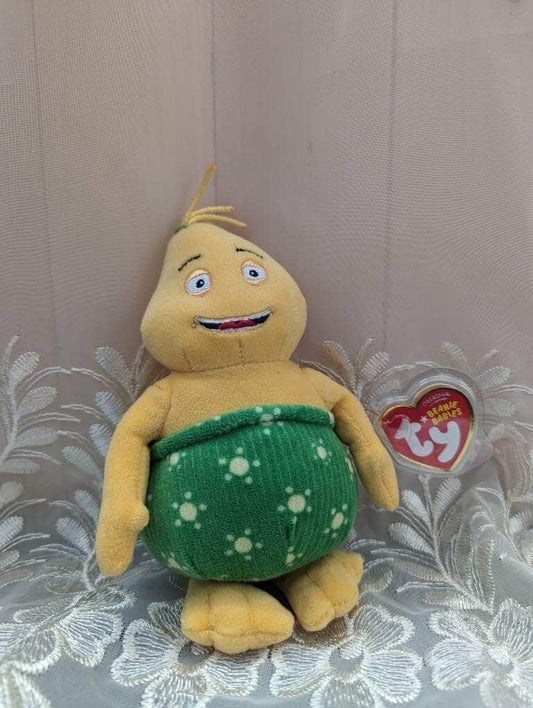 Ty Beanie Baby - Onny The Yellow Boblin From The Cartoon Boblins (6in) - Vintage Beanies Canada