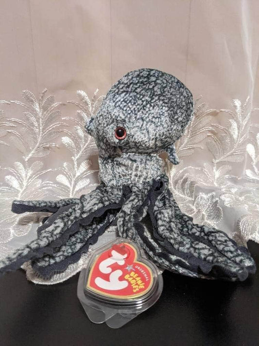 Ty Beanie Baby - Opie The Octopus - Limited Edition Ty Warner Sea Center RED EYES (9in) - Vintage Beanies Canada
