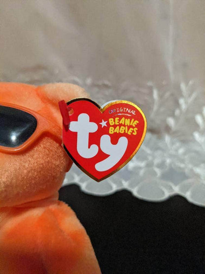 Ty Beanie Baby - Orange Ice The Bear - Trade Show Exclusive (8.5in) Near mint - Vintage Beanies Canada