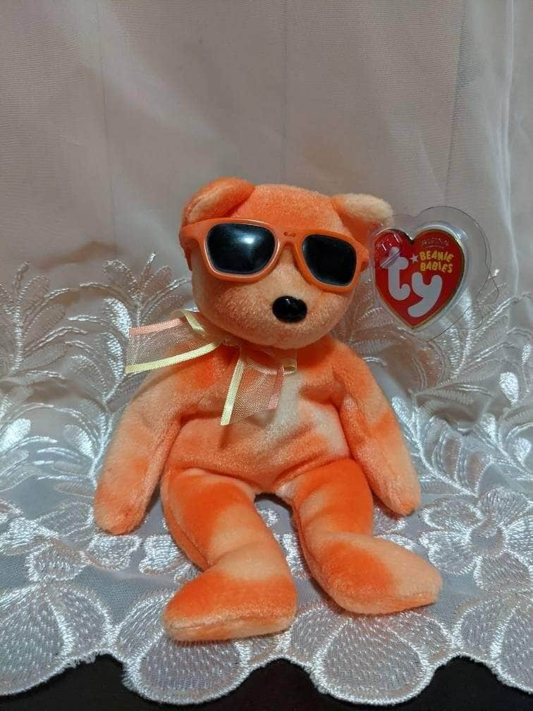 Ty Beanie Baby - Orange Ice The Bear - Trade Show Exclusive (8.5in) Near mint - Vintage Beanies Canada