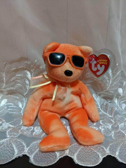 Ty Beanie Baby - Orange Ice The Bear - Trade Show Exclusive (8.5in) Near mint - Vintage Beanies Canada