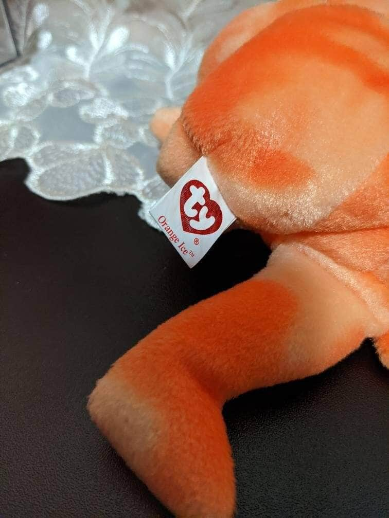 Ty Beanie Baby - Orange Ice The Bear - Trade Show Exclusive (8.5in) Near mint - Vintage Beanies Canada