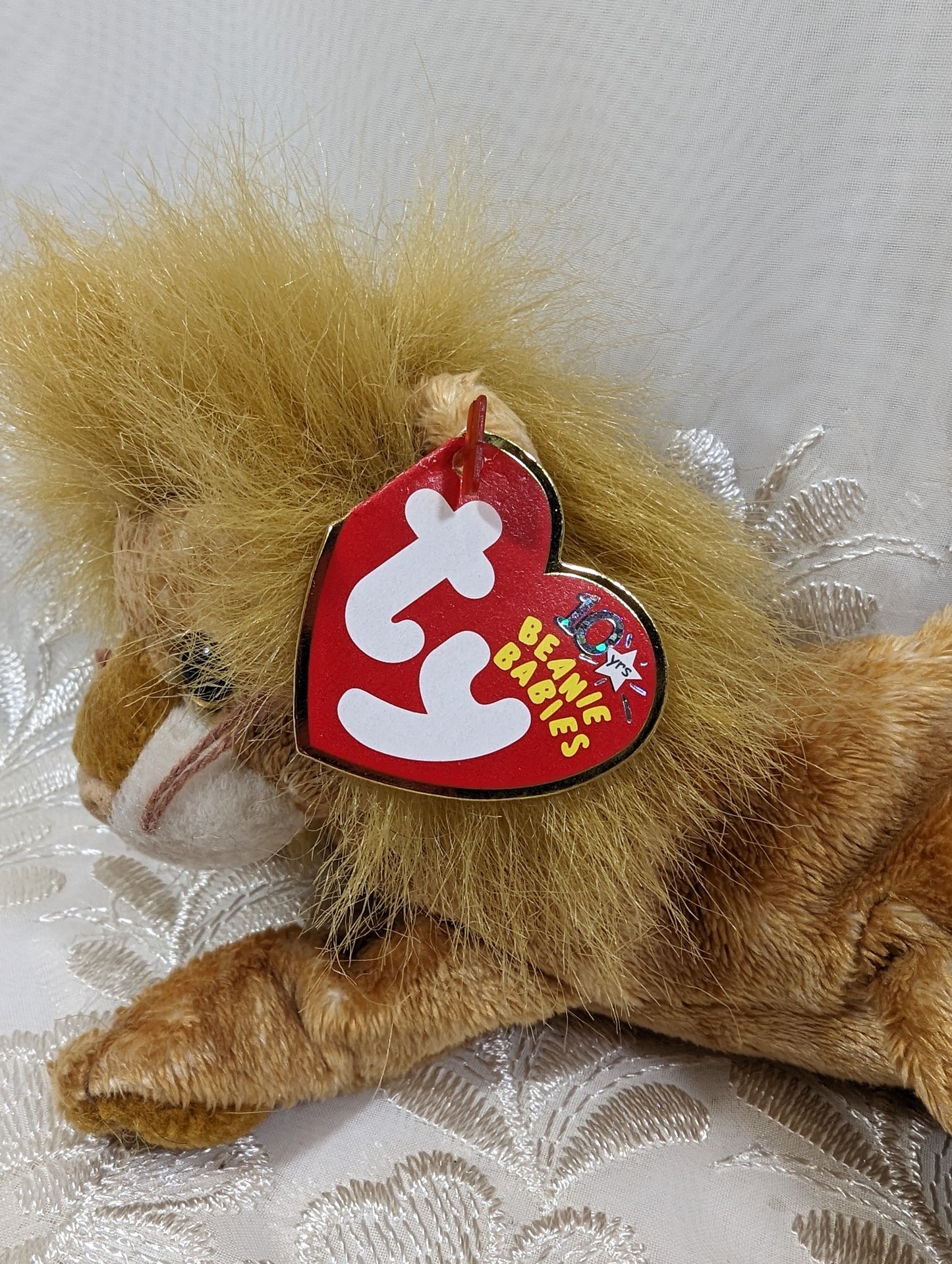 Ty Beanie Baby - Orion the lion (7.5in) - Vintage Beanies Canada