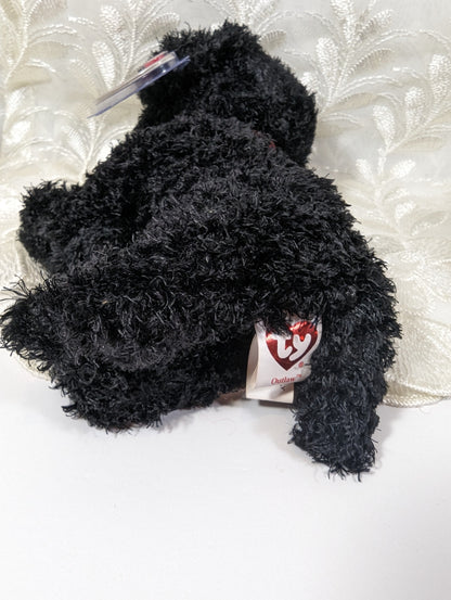 Ty Beanie Baby - Outlaw The Black Dog (6in) - Vintage Beanies Canada