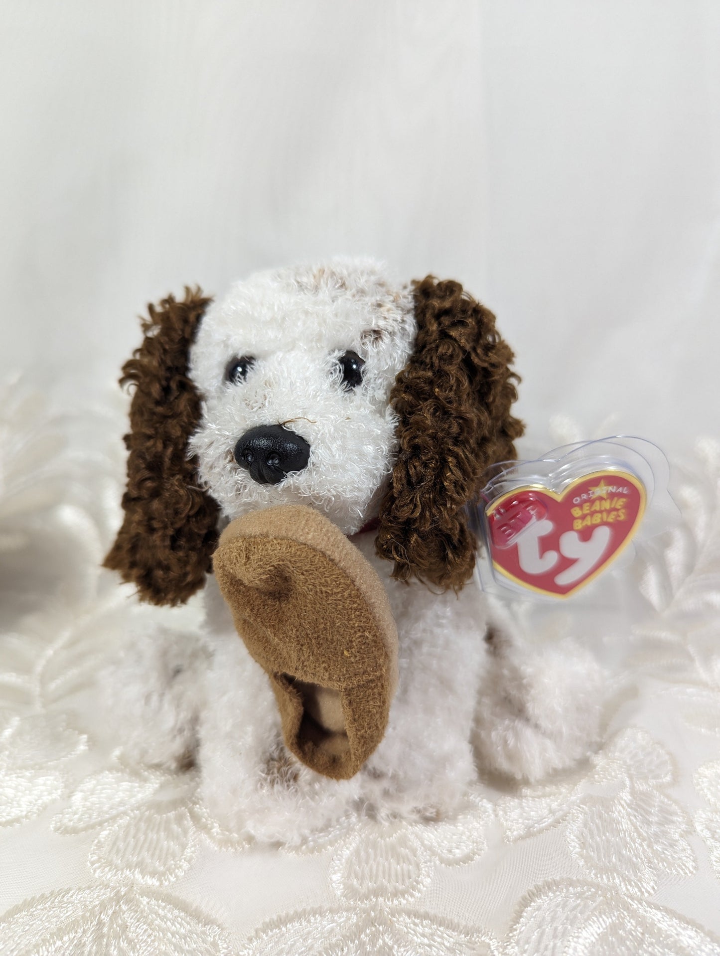 Ty Beanie Baby - Pal The Dog With Slipper (6 in) - Vintage Beanies Canada