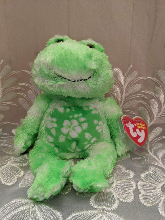 Ty Beanie Baby - Palms The Frog (7in) Near Mint - Vintage Beanies Canada