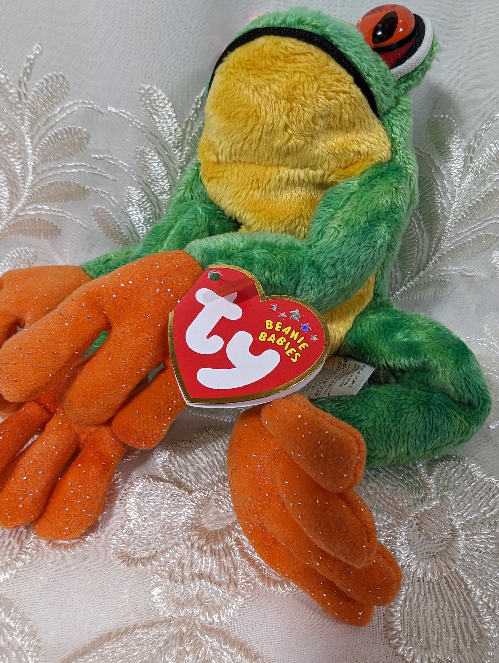 Ty Beanie Baby - Panama the Tree Frog (9.5 Inch) - Vintage Beanies Canada