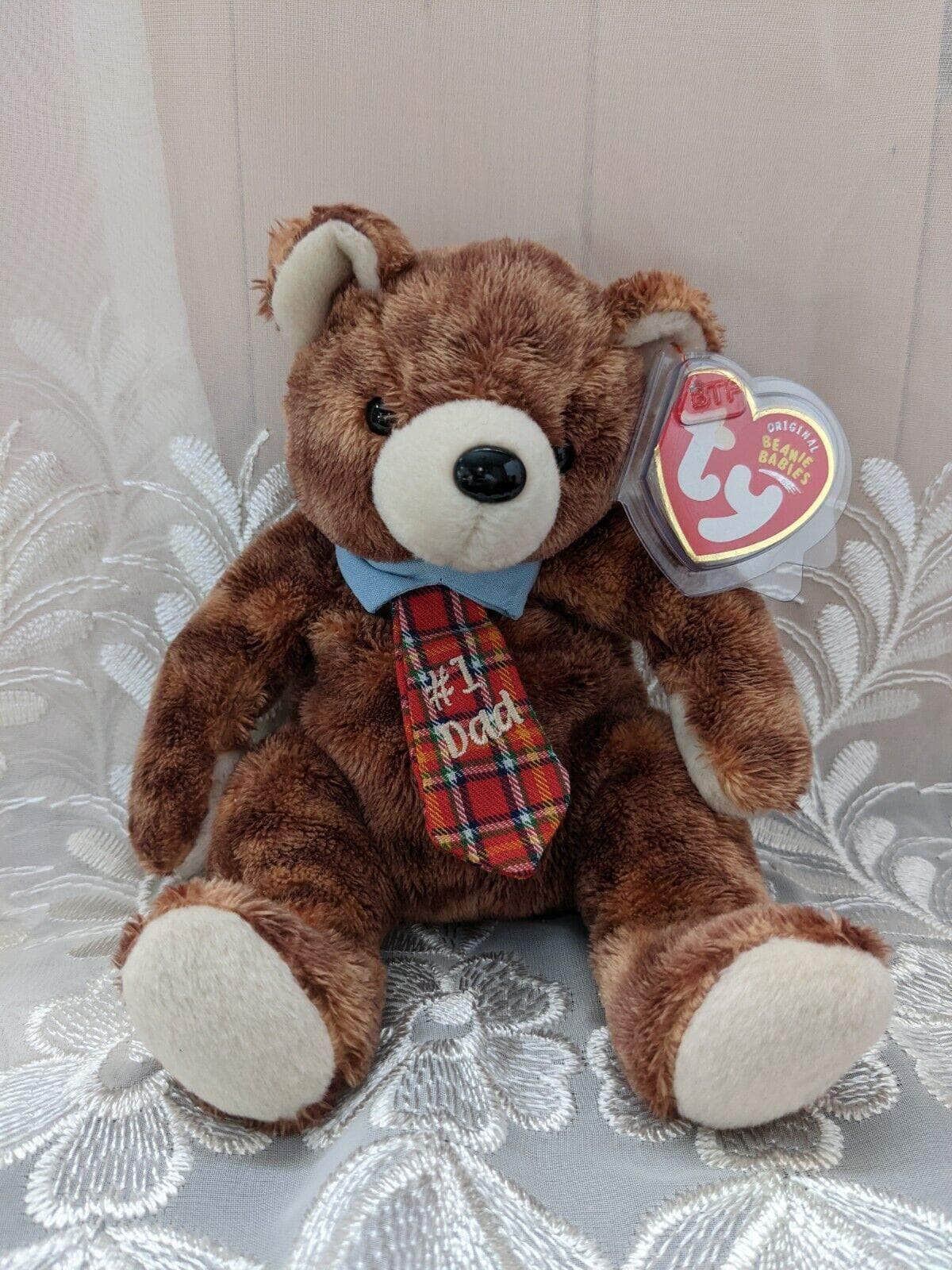Ty Beanie Baby - Pappa 2004 The Father's Day Bear (6in) Near Mint - Vintage Beanies Canada