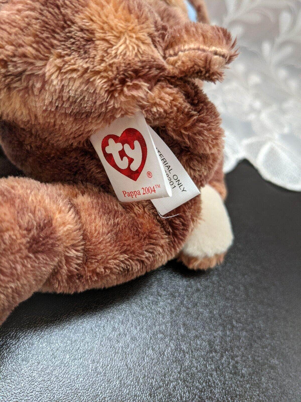 Ty Beanie Baby - Pappa 2004 The Father's Day Bear (6in) Near Mint - Vintage Beanies Canada